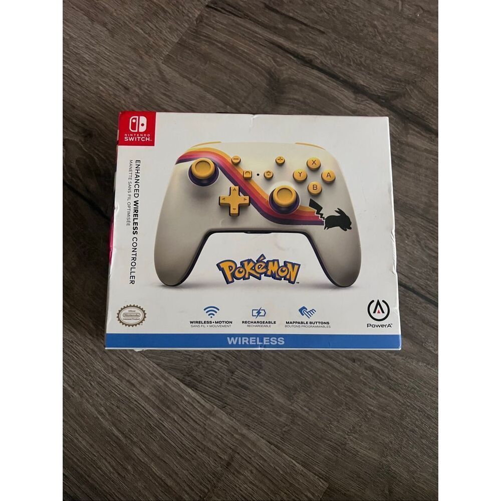 Powera Enhanced Wireless Controller for Nintendo Switch - Pokémon: Pikachu Retro